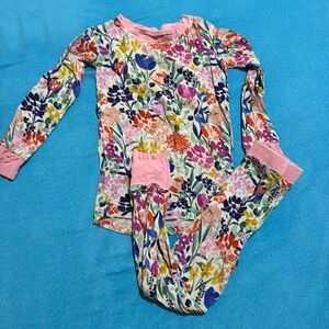2T long sleeve little sleepies floral